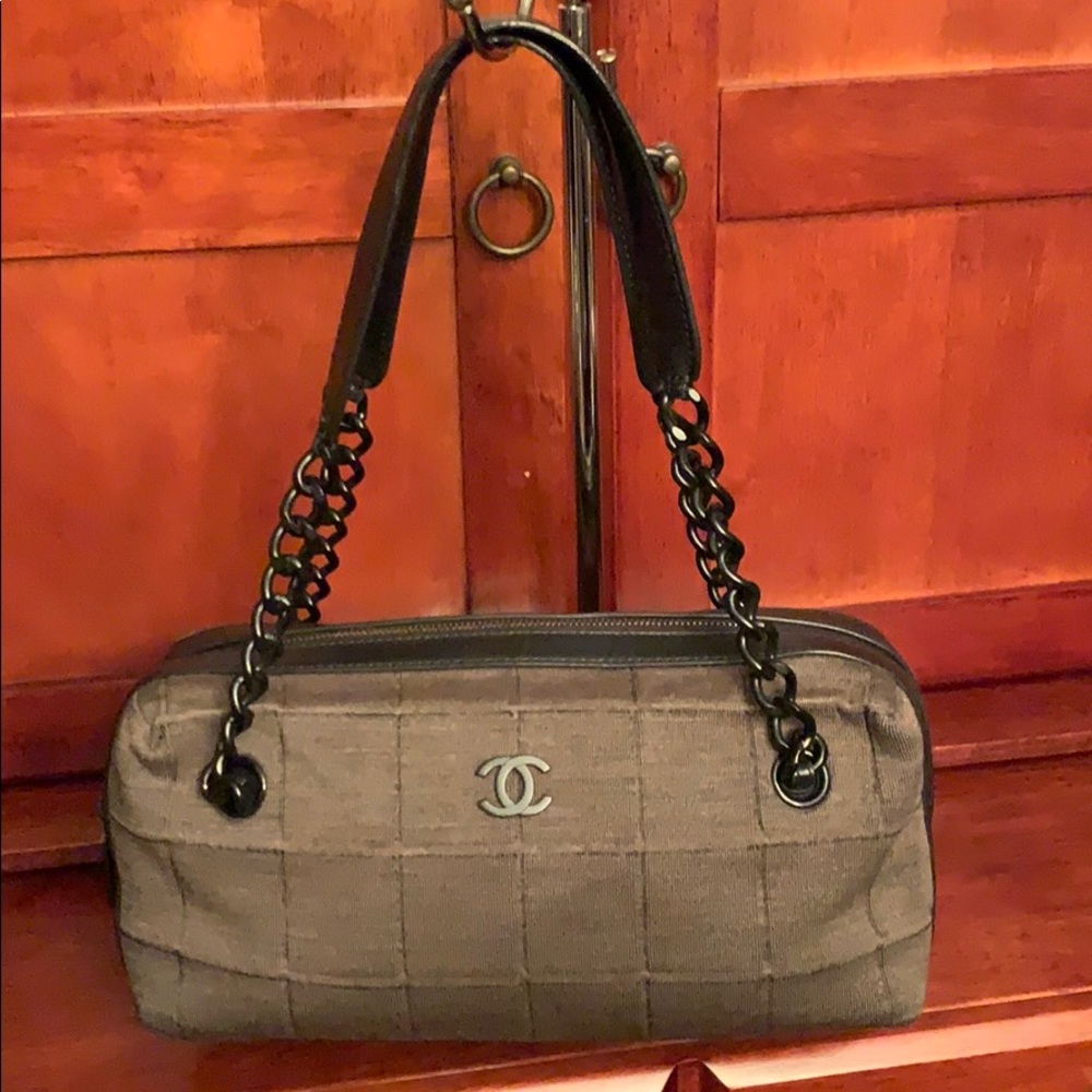 Authentic Chanel Jersey Bag